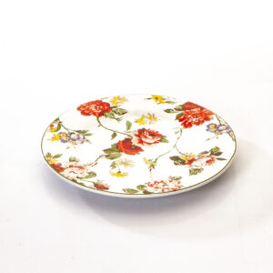 Prato Florido Fundo Branco - Pra940