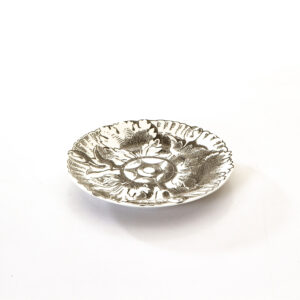 Prato Flores Preta E Branca - Pra946